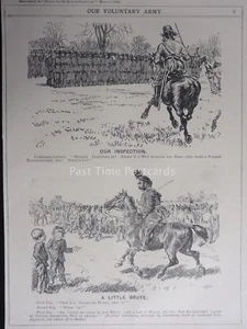 WW1 1915 OUR VOLUNTARY ARMY - OUR INSPECTION Punch Cartoon 3rd March - Picture 1 of 2