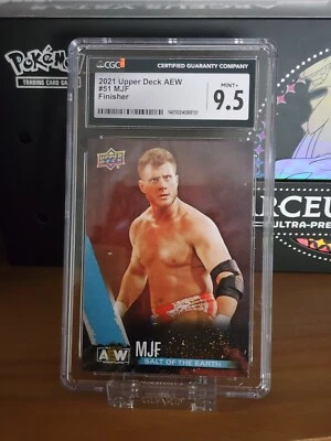 CGC 9.5 Mint+ - MJF Finisher - AEW Upper Deck 2021 - Image 1 of 3