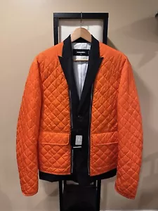 Dsquared2 Orange Quilted Jacket / Vest Calen’s Penitentiary - Picture 1 of 16