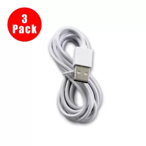 3X USB Cable Cord 6FT For Apple iPad 4 7.9" / 9.7" Air / Air 2 Data Sync Charger - Picture 1 of 2
