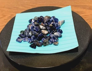 Clean 39 Grams of Blue Lapis Lazuli Rough Stones-Natural Mineral Rock Specimens - Picture 1 of 2