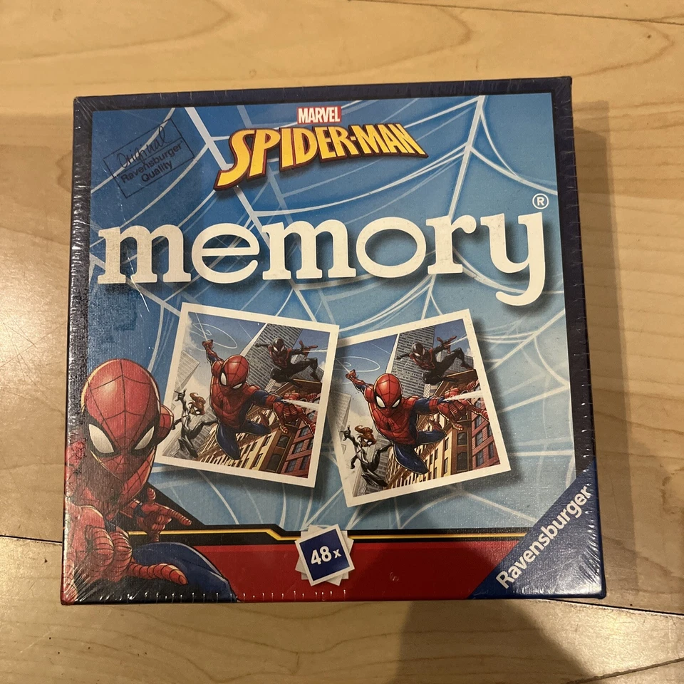 Ravensburger Marvel Spider-Man Mini Memory Game Puzzle Card Game Kids Age 3+ New - Image 1 of 1