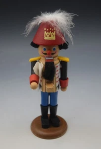 STEINBACH W GERMANY PALACE BUTLER SOLDIER  WOODEN MINI NUTCRACKER 5.5" VINTAGE - Picture 1 of 8