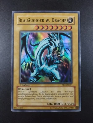 YUGIOH 2004 | BLUE-EYES WHITE DRAGON | SKE-DE001 | 1ST GERMAN | EXCELLENT - Bild 1 von 4