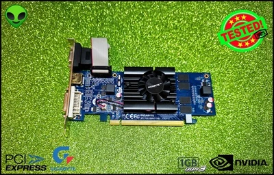 ⭐️NVIDIA GEFORCE GT 210 1GB DDR3 SCHEDA VIDEO PCI EXPRESS GIGABYTE GV-N210D3-1GI - Immagine 1 di 3