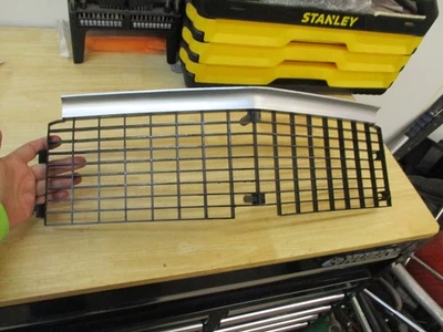 NOS GM 1968 OLDS CUTLASS 442 GRILLE FRONT SILVER BLACK OLDSMOBILE  RARE NEW 68 - Image 1 of 4