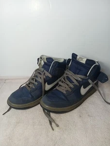 Nike Dunk High 2012 Midnight Navy Blau 317982-401 Herren Größe 9,5 Kostenloser Versand T4 - Bild 1 von 21