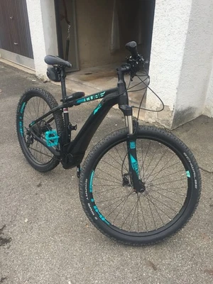 Cube Access Hybrit Race 5, Schwarz/Mint, 26" - Bild 1 von 4