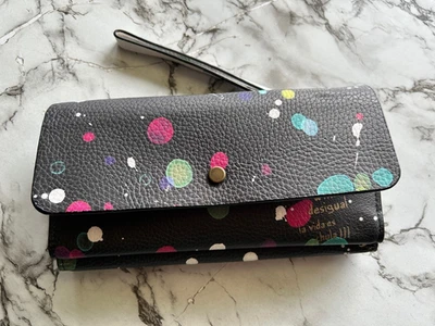 Desigual colourful reversible wallet/clutch New - image 1 of 4
