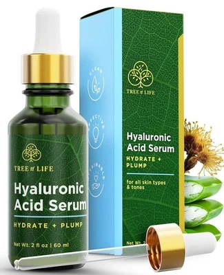 Hyaluronic Acid Serum 2 Fl Oz - Skin Brightening, Vitamin E, For Sensitive Skin - Изображение 1 из 4