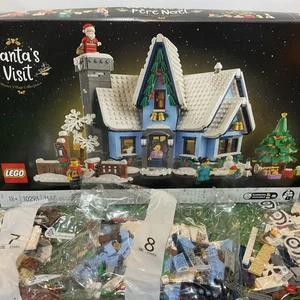 LEGO 10293 Santa's Visit Retired - Box Manual Sealed Bags 7,8,9 Not Complete - Picture 1 of 15