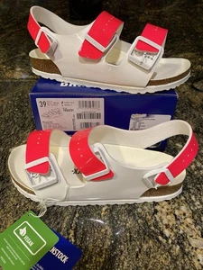 Neu Birkenstock Milano BS neonpink Damen-Sandalen, Größe 8 schmal - Bild 1 von 5