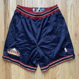 Herren Vintage 90er Reebok Denver Nuggets Team Issued Game Worn Gebraucht Shorts Gr. 34 - Bild 1 von 10