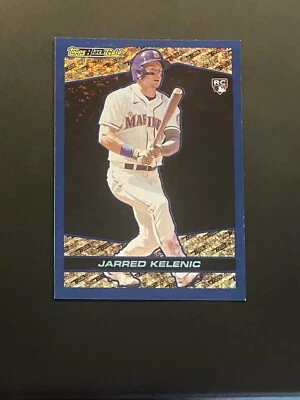 2021 Jarred Kelenic Topps Black Gold Blue Border Rookie Card #BG-8 Mariners - Image 1 of 2