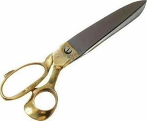 Brass Handle Right Handed Professional Tailor Scissors Scissorsp 10 Inch - Picture 1 of 4