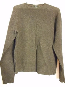 Taglia S J. Maglione girocollo Crew grigio antracite unisex 100% lana di agnello - Foto 1 di 3