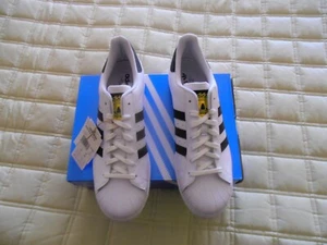 Herren Sportschuhe Adidas (Superstar), Gr. 46, Leder, weiß-schwarz, neu - Bild 1 von 6