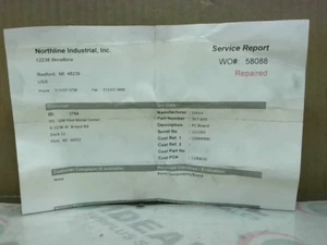 Unico 307-655 Memory Processor Board 307-655.2 9716 - Reconditioned - Picture 1 of 4