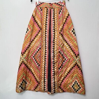 Vintage 60s Stan Herman’s Lounge World by Mr. Mort Quilt Pattern Maxi Skirt Size - Image 1 of 4