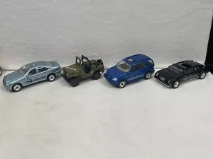 MATCHBOX MBX LOOSE RUBBER TIRES THE OSBOURNES LOT OF 4 JEEP ML 430 S500 LIMO - Picture 1 of 19