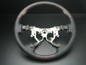 Toyota TUNDRA 2007-2013 wood genuine leather steering wheel replacement - Picture 1 of 5