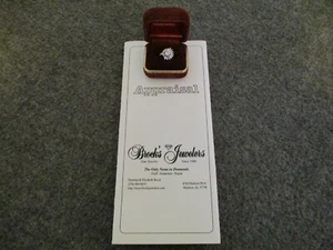 14K WHITE GOLD DIAMOND RING .70ct OVAL SOLITAIRE W/.35ct 0UTER+APPRAISAL-Sz 6.5 - Picture 1 of 12