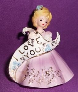 As - Is Vintage Josef Originals Japan "I Love You" Favorite Sayings Series - Picture 1 of 12