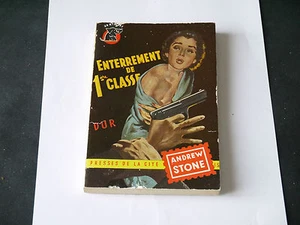 COLLECTION UN MYSTÈRE N°343 ANDREW STONE ENTERREMENT DE 1 ERE CLASSE 1957 - Picture 1 of 3