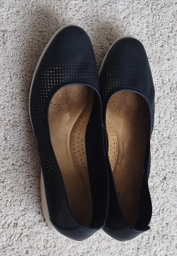 Ballerine Clarks Jenette Ease in pelle blu navy 11M. Us Intime Ottimeioni