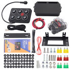 6Gang Switch Panel Circuit Control Fuse Relay Kit for Car Truck Boat UTV 12V 24V