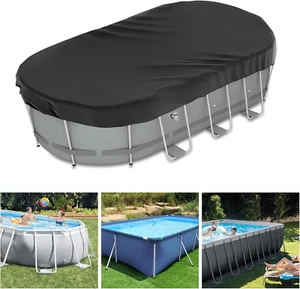 Telo Di Copertura per Piscina Fuori Terra Oxford 210D, Resistente Agli Strappi, - Foto 1 di 12