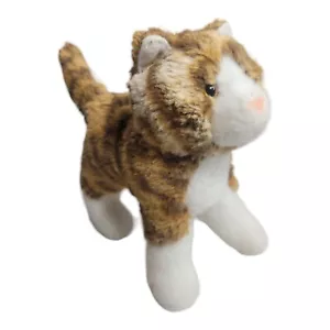Douglas Cuddle Toy Plush Stuffed Orange Tabby Cat Kitten Standing Up Striped - Picture 1 of 12