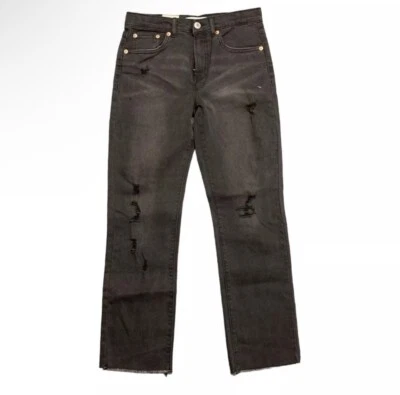 Jeans rectos cintura ajustable elásticos tiro alto Levis Strauss para niñas jóvenes 14 Foto 1 de 4