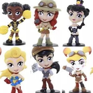 Lil DC Comics Bombshells Lot Vinyl Series 2 Cryptozoic Supergirl Harley And more - Picture 1 of 4