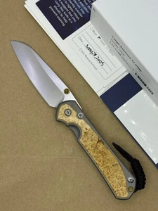 🌟 NEW CHRIS REEVE LARGE SEBENZA 31 BOX ELDER HANDLE MAGNACUT INSINGO BLADE - A - Picture 1 of 2