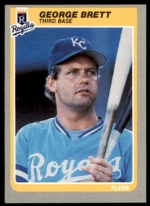 1985 Fleer #199 George Brett duF52X