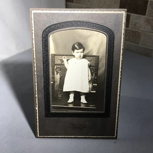 Antique Vintage Cabinet Photograph Trifold MONACO STUDIO SAN FRANCISCO - Picture 1 of 6