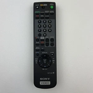Telecomando video originale Sony RMT-V247 nero VHS VCR testato funziona - Foto 1 di 3