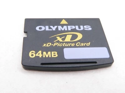 OLYMPUS   64MB  XD MEMORY CARD TYPE  FINEPIX/ OLYMPUS CAMERAS 64MB  FUJIFILM - Image 1 of 3