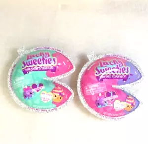 Lot of 2 Lucky Sweeties Fortune Cookie Surprise Inside Lot BBD 07/30/2024 New - Picture 1 of 3