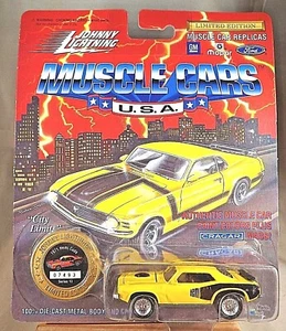 1994 Johnny Lightning USA Muscle Cars Series 10 1971 HEMI CUDA Yellow Cragar-Mag - Bild 1 von 6