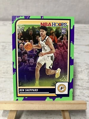 👻🏀2023-24 NBA Haunted Hoops Slime Parallel Ben Sheppard RC Rookie Card # 219 - Image 1 of 2