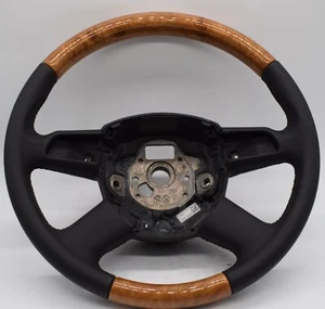 1 AUDI A6 A6 a4 A3 Lederlenkrad A4 Holzlenkrad Q7 A8 steering wheel wood lenkrad - Picture 1 of 3