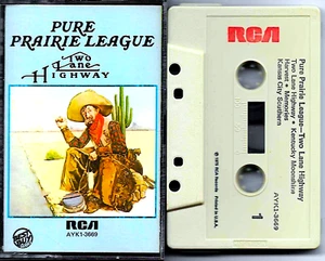 PURE PRAIRIE LEAGUE / TWO LANE HIGHWAY - Cassette EX (RCA Best Buy Series) - Imagen 1 de 3