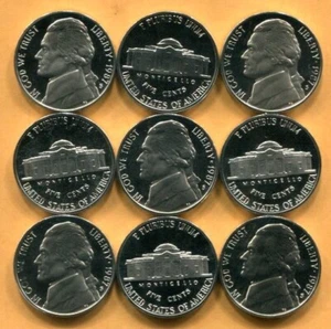 Full Roll of 40 GEM PROOF CAMEO 1987-S Jefferson Nickels - Free Shipping - Picture 1 of 3