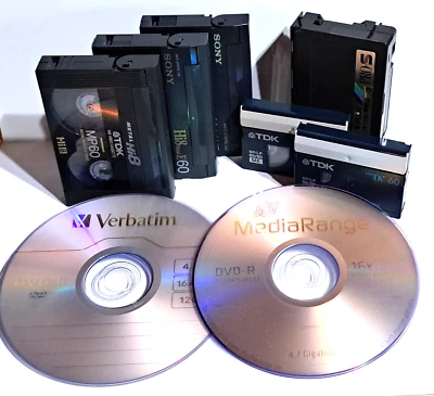 Digitalisieren VHS, VHS-C, SVHS, SVHS-C, Hi8, Video 8, Mini-DV auf DVD oder MP4 - Bild 1 von 4