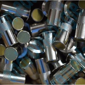 CLOSING TERMINAL Ø 10 WITH RETURN SPRING IN NICKEL-PLATED BRASS NLVSC1 - Imagen 1 de 3