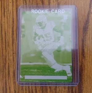 2020 Panini Chronicles - N'Keal Harry YELLOW PRINTING PLATE 1/1 Patriots - Picture 1 of 2