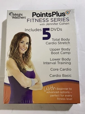 Weight Watchers Points Plus Fitness Series 5 DVD Set w/Jennifer Cohen NEW #418 - Image 1 of 2