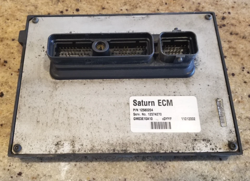 2003 Saturn Ion - ECM ECU - # 12580204 - Image 1 of 1